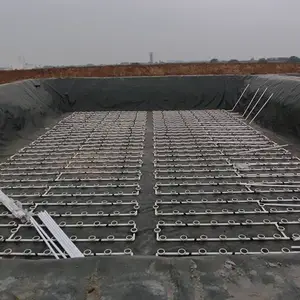 畜牧养殖场污水池防渗膜 氧化塘土工膜 黑膜沼气池 万力德土工膜