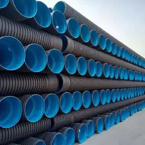 ���ճ���HDPE˫�ڲ��ƹ� ֱ��300PE��ˮ�ܲ�