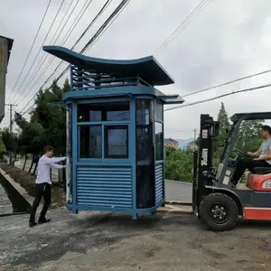 氟碳喷漆岗亭值班室停车场小区商场收费亭可移动定制