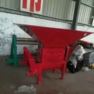 小型粉土机 土块粉碎机 电动输送带碎土机