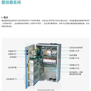 艾默生直流屏充电模块壁挂箱系统EDCS-220/10H 110/20H 配置监控模块PSM-E02/1 充电模块ER22005/S ER11010/S