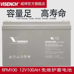 VISION��������6FM100 12V100AH����ʽֱ��������UPS����ά��