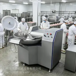 80L变频高速斩拌机 全自动肉类斩切乳化机 鱼豆腐虾滑斩切陷机
