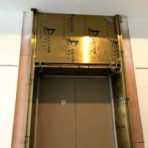杭州绍兴玫瑰金黑钛不锈钢门套踢脚线制作安装