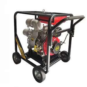 6寸移动式柴油机排水泵 翰丝型号HS60DPE
