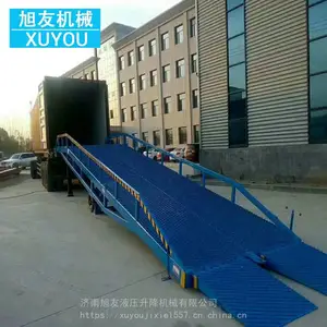 厂家现货仓储叉车物流运输移动登车桥8吨电动液压斜坡式装车平台