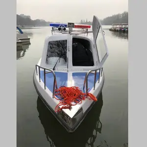 Yate雅特工厂直供可定制加厚玻璃钢 铝合金6米半篷快艇 小型快艇
