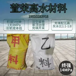矿用高水充填材料 早强高 终强高 初凝时间短 沿空留巷 煤壁加固 充填开采