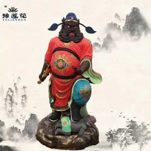 钟馗佛像高清图片钟馗菩萨神像河南雕塑寺庙塑像天师钟馗神像