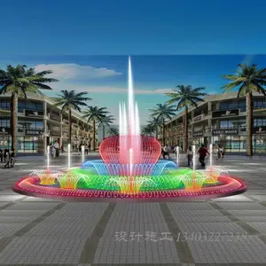 东营喷泉小品设计 喷泉花盆 喷泉水景工程