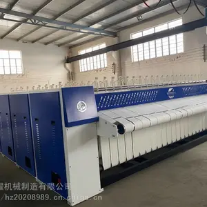 上海华濯专业生产洗涤熨烫设备三辊四辊五辊蒸汽烫平机YZIIV-3300熨平清洗烘干酒店宾馆医院