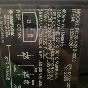 供应美国WATLOW 控制器 PC20-N25B-0000