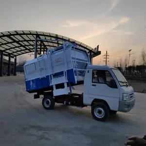 工厂物业新能源垃圾车环卫工地自装卸挂桶垃圾车村庄城镇垃圾清运车