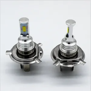 新款带解码LED汽车灯 摩托车大灯 H4 H7 三爪 LED雾灯12-24V