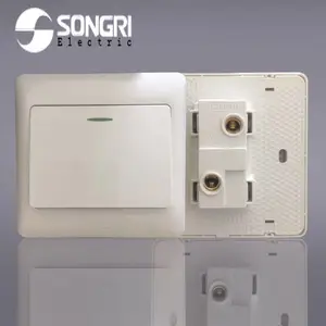 �Ϻ����գ�SONGRI����װһ������˫�� �����Ʊڵư�װ86��ǽ�ڿ��ز������ ���õ�Դ���պϿ���