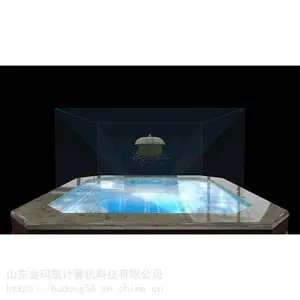 河北省石家庄市 全息投影展柜 智能透明橱窗全息展示柜 生产批发 金码筑