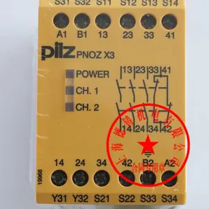 787580ԭװpilzƤ���ȼ̵���PZE X4VPC 0,5s fest/24VDC 4S/Cag