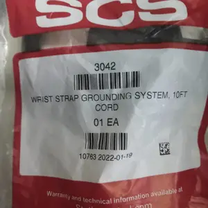3M3042 SCS3042 腕带, 静电保护, 可延长, 黑色, 3 m引线