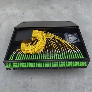 1分32机架光分路器箱 SC2分16芯光分箱厂家 32芯通用型光分路器箱