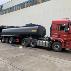 随州特运牌33方普货钢衬塑罐车 内滚塑防腐罐式油田压裂洗井液罐车