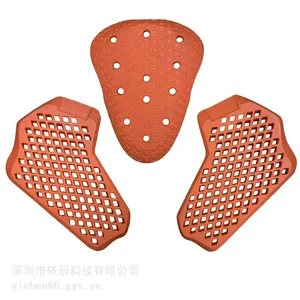 d3o摩托车护膝护肘骑行服内置pu运动护具护背护胸垫全套装备