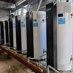 商用燃气容积式热水炉99KW330L冷凝容积型燃气热水器 RSTQ99-400LD