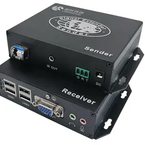 UVO-3VUAS(VGA+USB2.0+双向音频+双向RS232+红外)光纤高速传输20KM