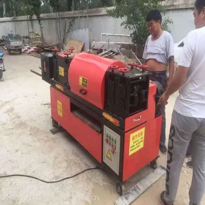 供应钢管调直机厂家脚手架调直机除锈刷漆一体机双曲线钢管调直机