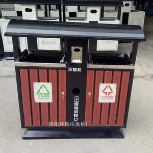 达州宣汉县户外塑木垃圾箱 街道社区垃圾箱 专业工厂 诚招各地经销商加入