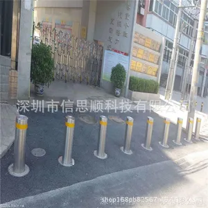 全自动升降柱厂家直销监狱看守所伸缩路障遥控不锈钢路桩