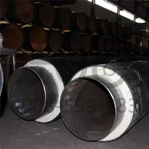 23年专业厂家直销DN350聚氨酯预制直埋发泡聚乙烯保温管道φ377/φ500热电联产供热保温管道