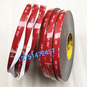 3M 5925黑色双面胶带 VHB泡棉胶带 5925#双面胶带 33M长 0.64MM厚