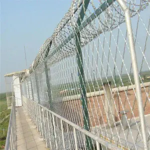监狱安全隔离网 边境围界护栏网 Y型柱钢墙防护围栏网