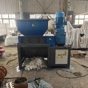 马鞍山亿创皖锐牌YC-A600型双轴撕碎机 不锈钢撕碎机刀箱 非标定制撕碎机 小型破碎机厂家 大扭矩撕碎机