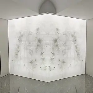 定制杜邦纸灯箱 适合咖啡馆品牌概念店 氛围感强 视觉柔和自然
