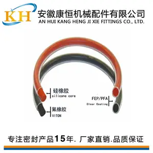 耐酸碱O型圈FEP包覆O型圈型四氟垫片密封性能