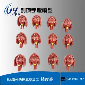 惠东手板厂家供应SLA激光快速成型牙刷配件手板打样