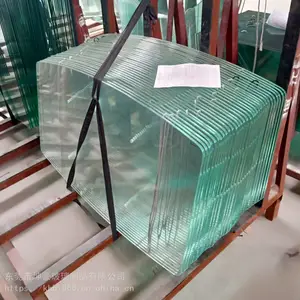 东莞玻璃深加工厂家定制8mm异形台面钢化玻璃超白家具面板玻璃