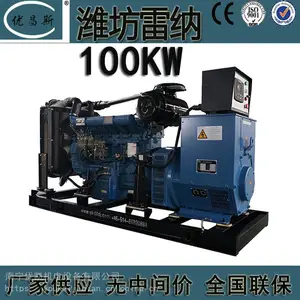 广西工厂生产批发100kw潍坊雷纳柴油发电机组无刷发电机R6105AZLD
