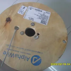 美国ALPHAWIRE 3芯 UL 2587 65803 SL001 中低强度柔性应用 600 V 非屏蔽 18 AWG 电缆