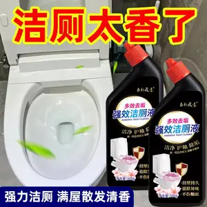 源头厂家洁厕液500克厕所专用马桶清洁剂***去污除臭一件代发