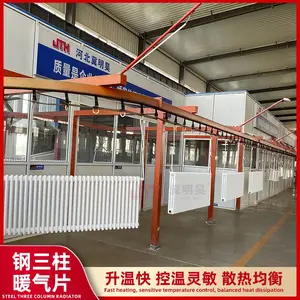 钢三柱散热器生产厂家 彩钢暖气片 大学宿舍用取暖设备