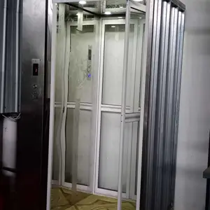 山东泰安小型家用电梯室内外_别墅复式阁楼简易跃层_无井道静音液压升降机