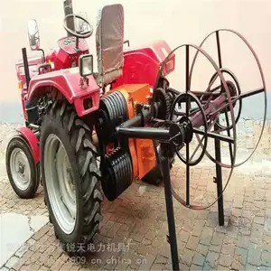 云南省 各式拖拉机绞磨牵引机 10吨横轴拖拉机牵引机 全新500拖拉机绞磨 锐天厂家