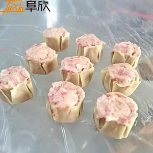 热销阜欣 FX-800S 商用 全自动三排烧麦机 烧卖机