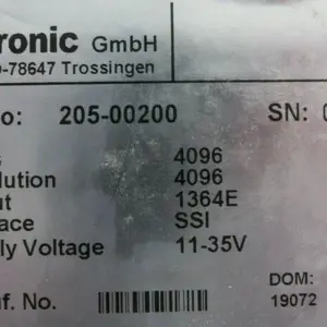 TR ELECTRONIC 205-00200编码器