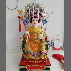 九龙圣母神像 手拿龙珠龙母娘娘佛像 泰山奶奶雕塑工艺厂