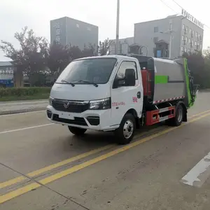 东风途逸蓝牌5.5方压缩式垃圾车