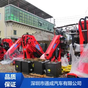 重汽前四后四随车吊_广东半挂折叠臂随车吊经销商