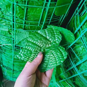熙舟 矿山绿化遮盖网 树叶铁丝网 仿真绿植 葡萄叶 现货销售